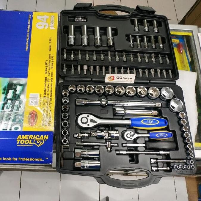 promo set kunci sok 94pcs american tool kit lengkap