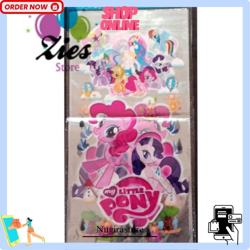 

Plastik Snack Ulang Tahun / Plastik Kado / Plastik Souvenir Little Pony Terlaris