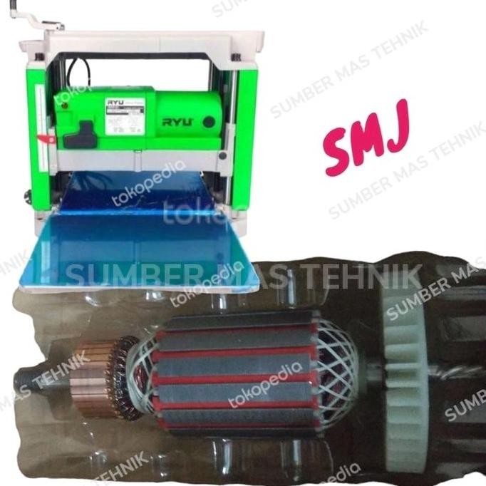 Murah (1) angker mesin pleaner ryu rpp12 rotor rpp12 armature mesin serut rpp 12 sumbermte Murah