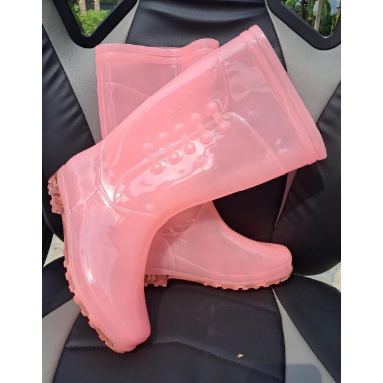 As23 ZAI-2530 Cod Sepatu Boot Wanita Cewek Dewasa Karet Lentur Import Panjang 33 Cm Bukan Ap Boot Ap