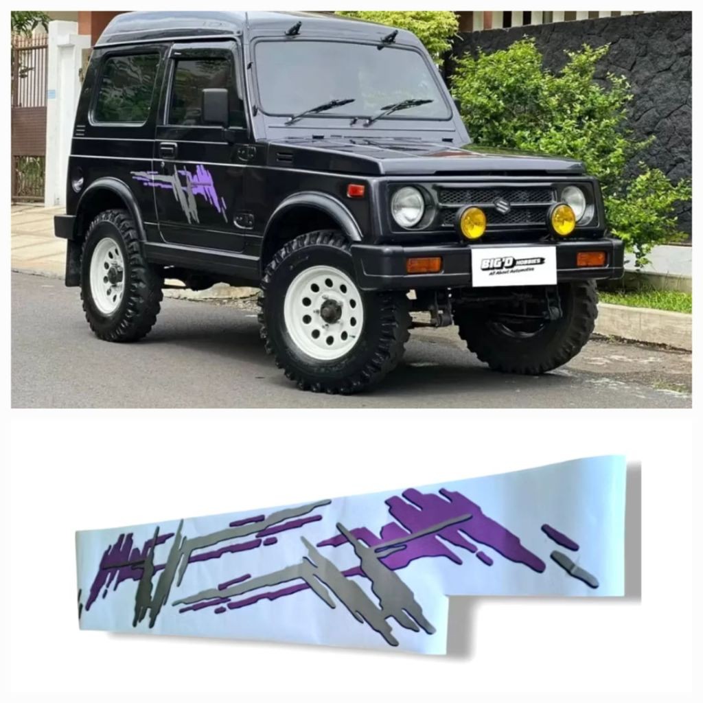 List body stiker Suzuki Katana Pistol / List body stiker Suzuki Katana GX tahun 1995/ List body Suzu