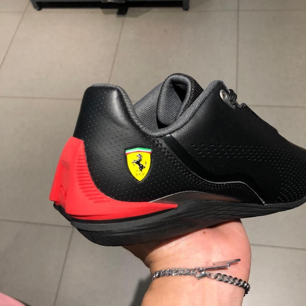 Ews Puma Sepatu Sneakers Kasual Ferrari Drift Cat Decima Black-Ross 307193 01