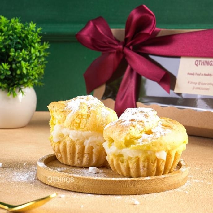 

Promoo!! Kue Soes / Sus Vla Vanilla isi 12 - [kue basah / snack box]