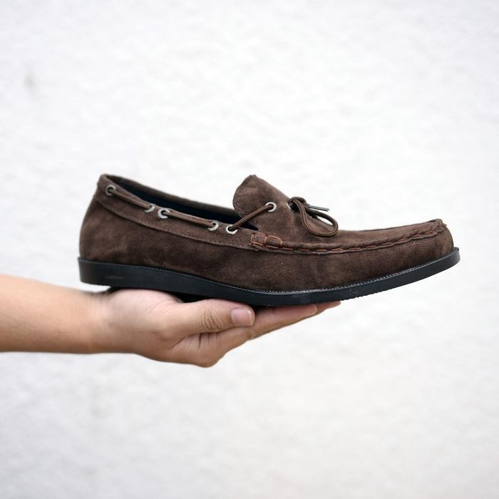 Ews Sepatu Slip On Pria Lick Cazper Suede Premium Casual Slip On Pria Nyaman || Slip On Pria Pansus 