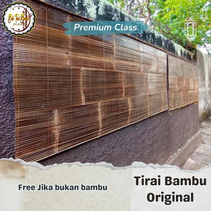 (Murah) Tirai kerai bambu 2,5x1 M Kerai/kere/keray/krey