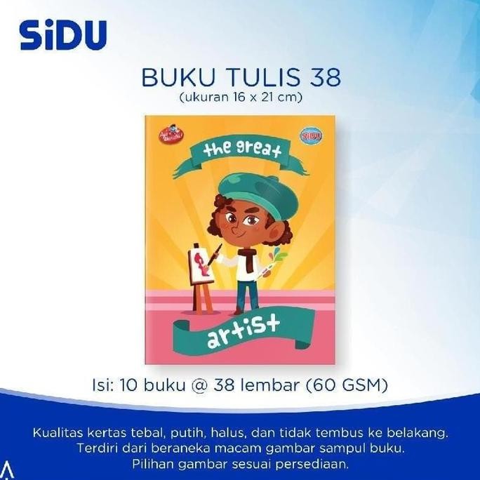 

Buku Tulis Sidu 38 Lembar / Buku Tulis Skola By Sidu 38 Lembar Sinar Dunia Per Pack Isi 10 Paper Stationery