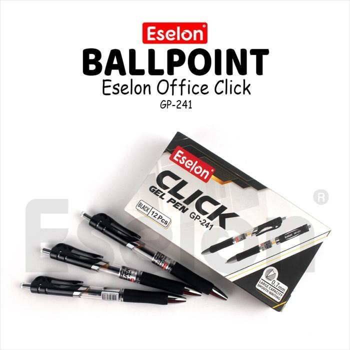 

Sp 12Pcs Pulpen Gel Cetek Eselon Gp-241 / Pulpen Gel Cetek Click 0,7Mm