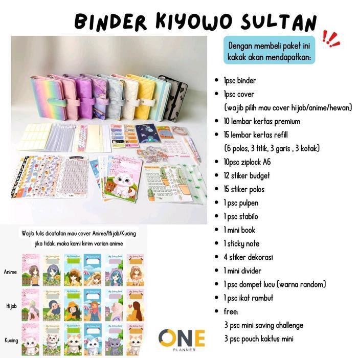 

Sp Paket Binder Menabung Keuangan Lengkap Kiyowo Sultan Stationery