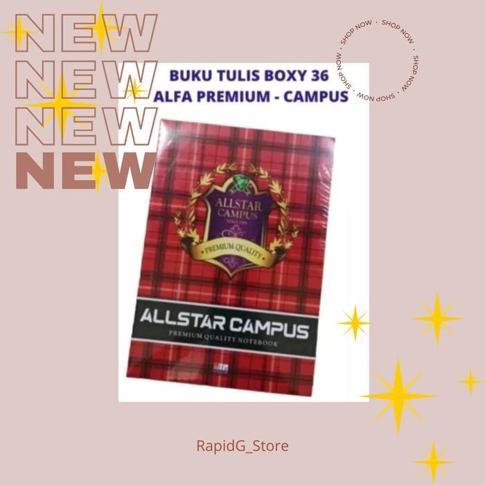

Sp 10 Buah Buku Tulis 1 Pack Campus Boxy Panjang 50 Lembar Paper Stationery