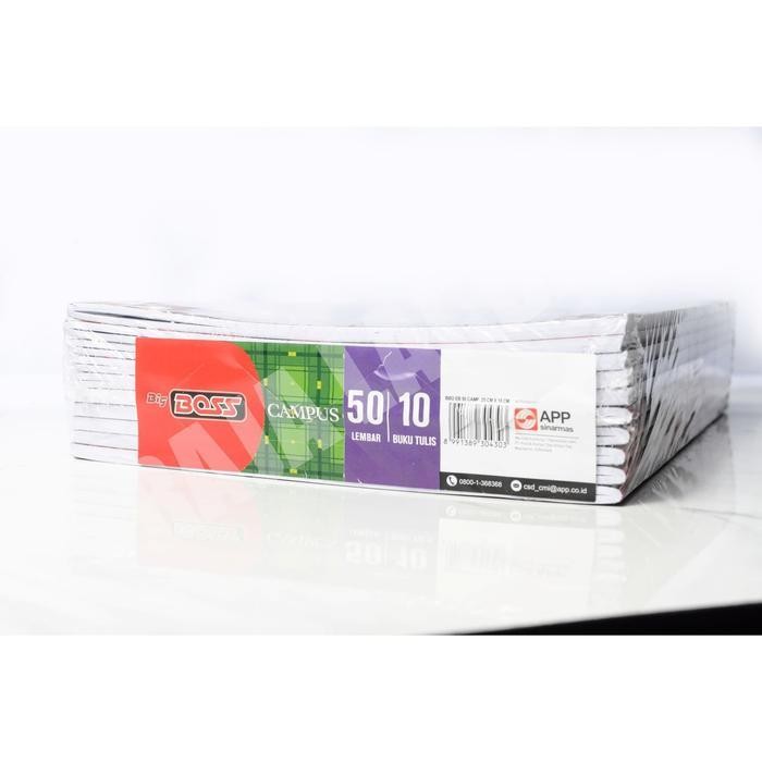 

Sp Buku Tulis Sekolah Big Boss Campus, 36 Lembar & 50 Lembar - Pak