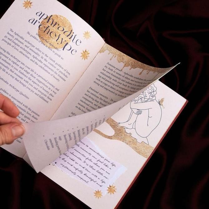 

Aphrodite'S Journal By Dreamy Moons | Guided Journal By Annie Tarasova