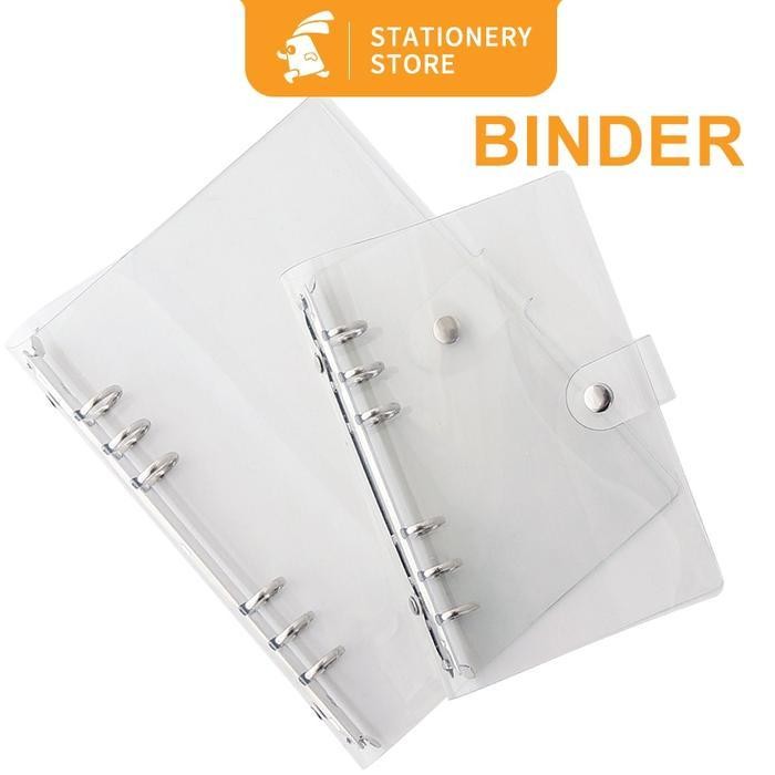 

Sp A7/A6 /A5 Buku Binder /Spiral Notebook Pvc Binder Cover Planner 6-Ring Loose-Leaf Folder-Rabbit Stationery