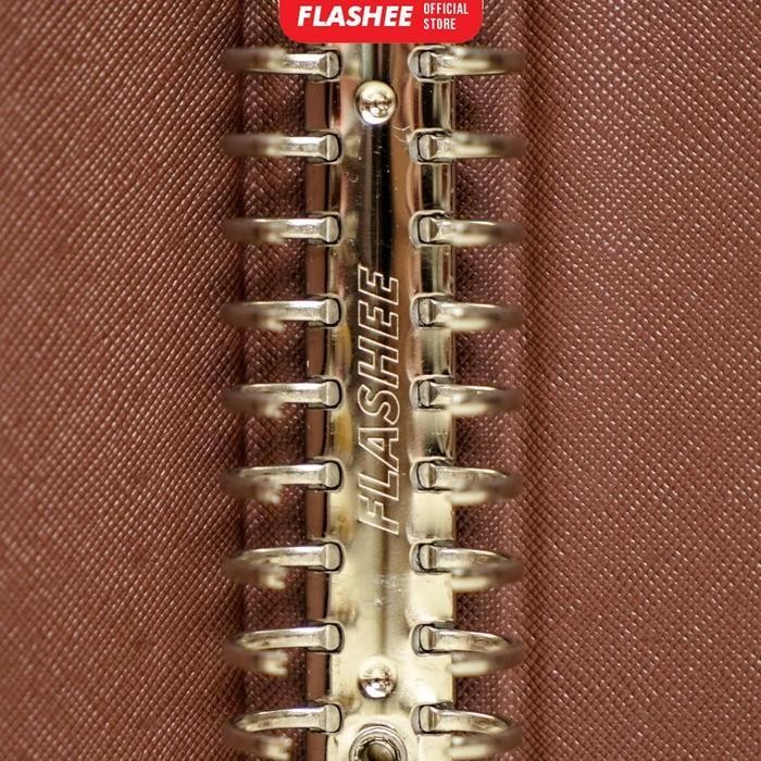 

Sp Flashee Organizer Binder Polos Warna Peach Ukuran A5 Ring 20 Binder Eksklusif Isi Ulang Peach