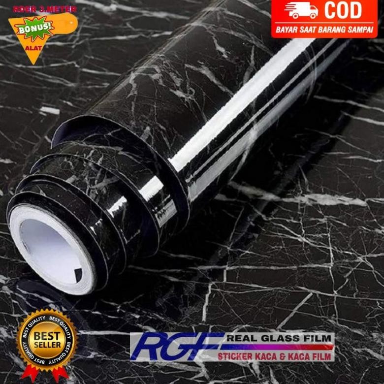 MURAH MOTIF MARMER HITAM MARMER PUTIH SERAT KAYU WALLPAPER WALLSTIKER STIKER DINDING TEMBOK MEJA KUR