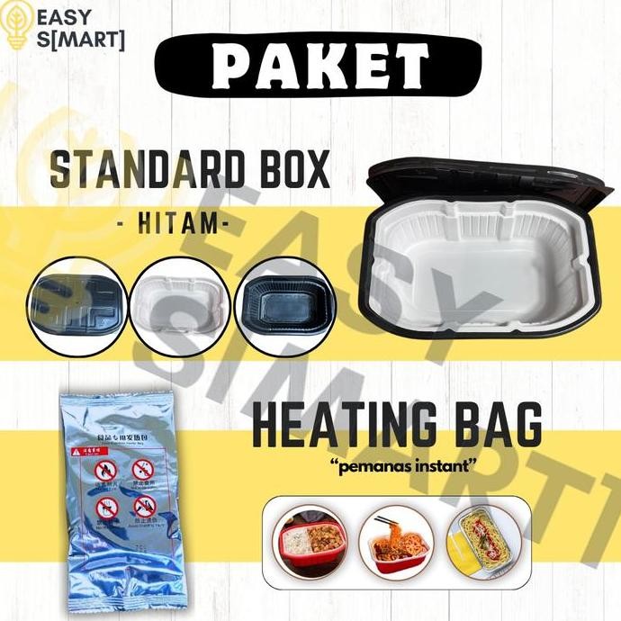 Paket Self Heating Box + Self Heating Bag / Flameless Food Heater