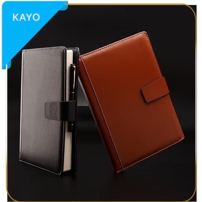 

B5S Buku Agenda Bahan Kulit Leader, Buku Memo Kerja, Note Book Leader