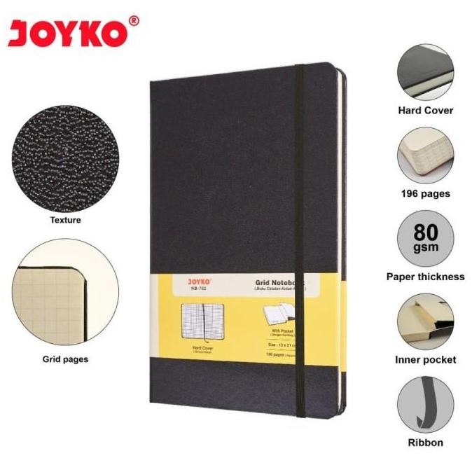 

Buku Catatan Bintik - Joyko Dotted Notebook Hard Cover Nb-701
