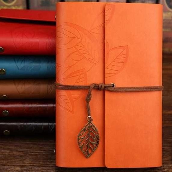 

Vintage Leather Journal Book - Buku Jurnal Kulit Vintage