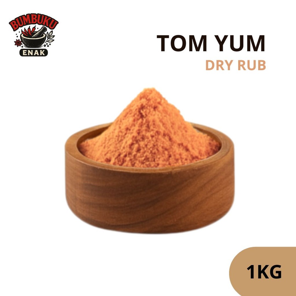 

Bumbu Tabur Non MSG Tom Yum 1KG – Dry Rub Asam Pedas Khas Thailand Tanpa Penguat Rasa, Cocok untuk F&B & Masakan Sehat