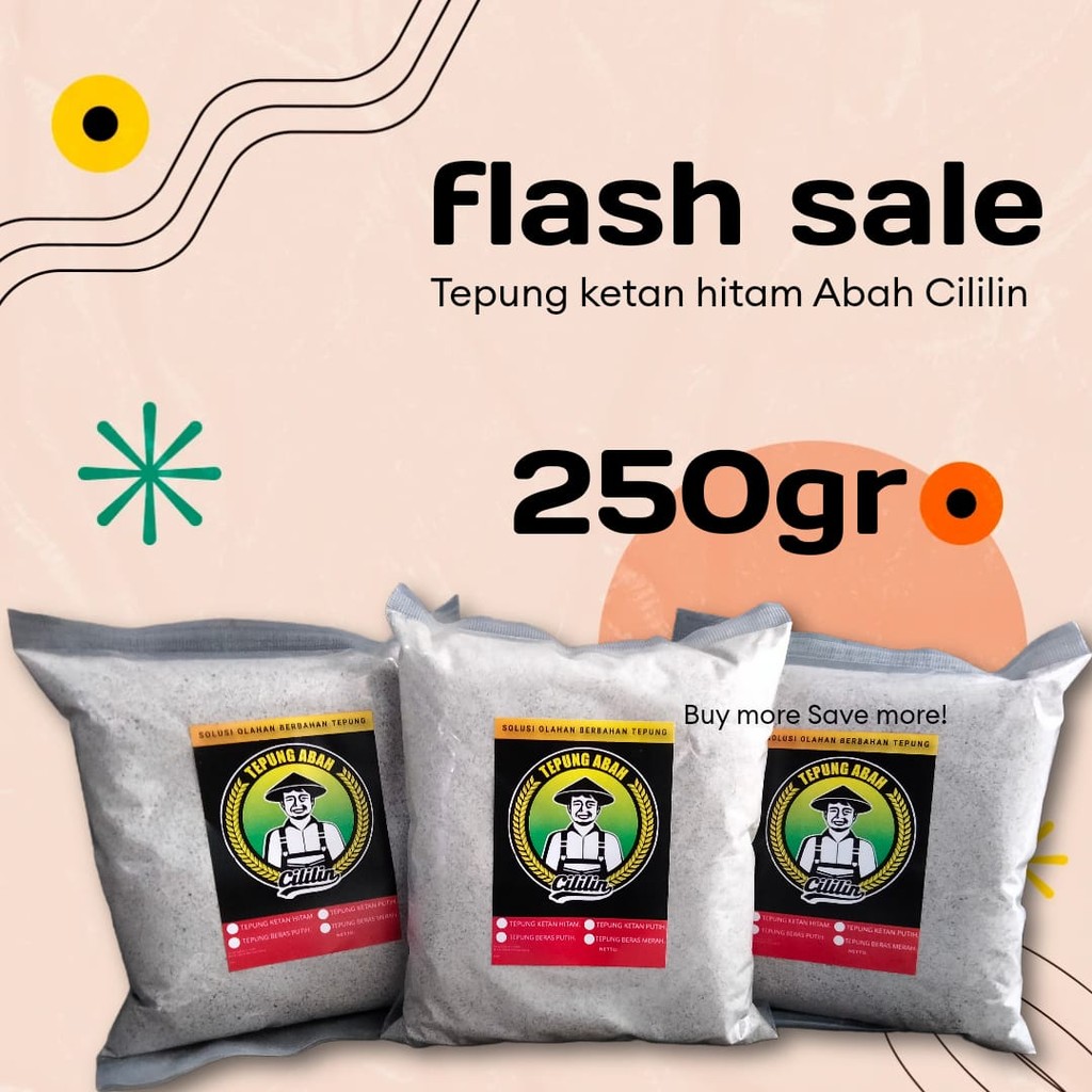 

Tepung Ketan Hitam 250gr, Tepung Ketan Hitam Abah Cililin, Tepung Beras Ketan Hitam Asli, Tepung ketan untuk bolu