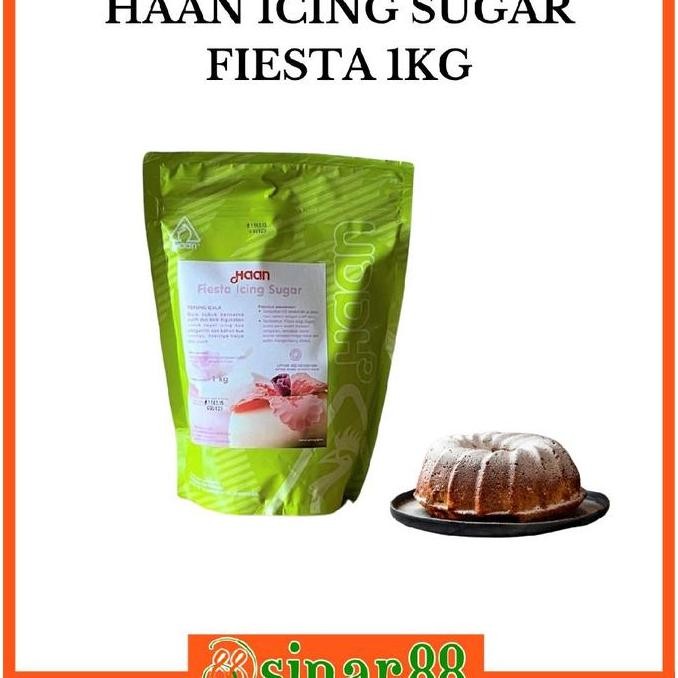 

Produk Unggulan] HAAN ICING SUGAR FIESTA 1KG( GULA)
