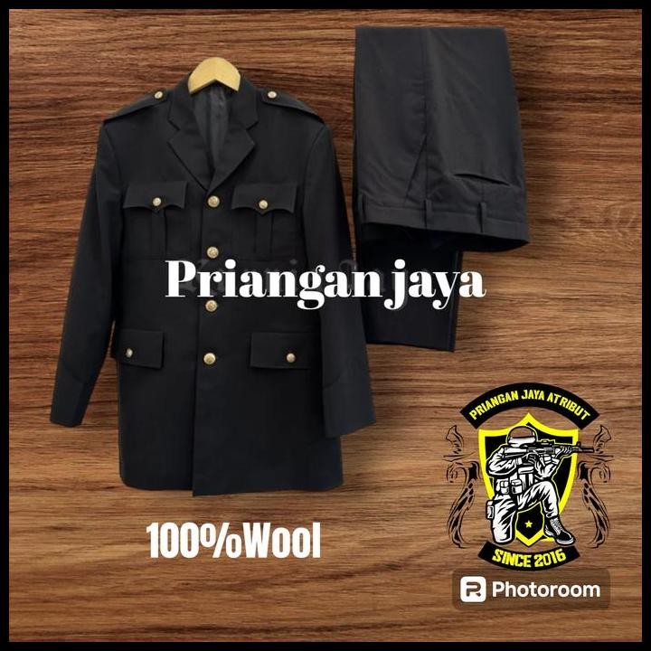Best Seller Jas Pdu 1 Polri / Pakaian Dinas Upacara 1 Polisi Wol