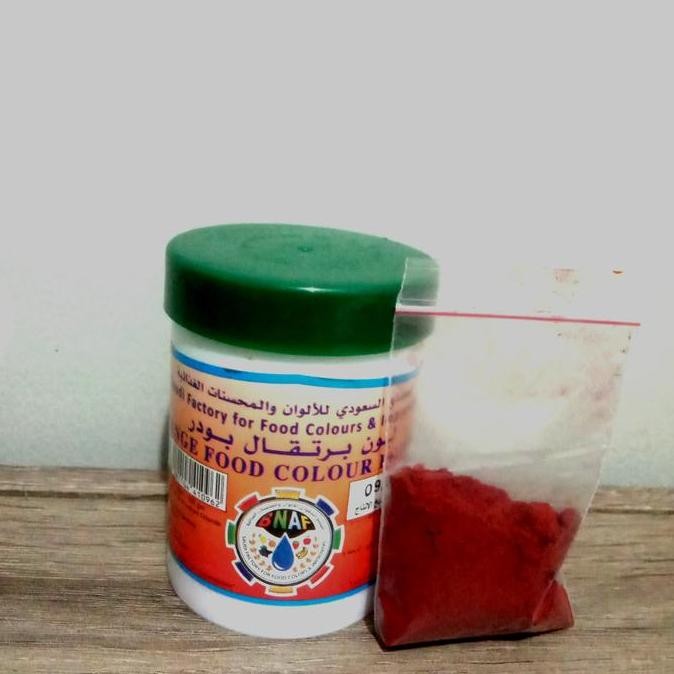 

+%+%+%] Saffron bin Afif food colour orange ecer 20 gram repack