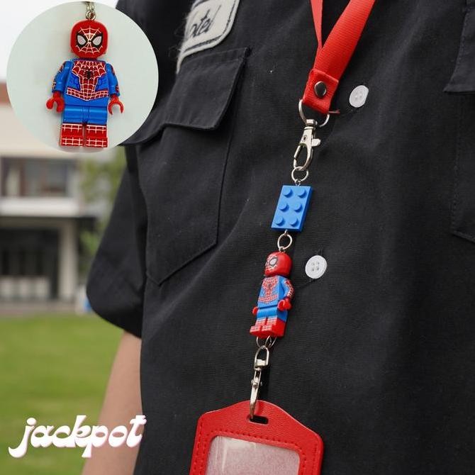 

Lanyard Id Holder Minifigure Anime Marvel Naruto Disney Dragon Ball Unik Original
