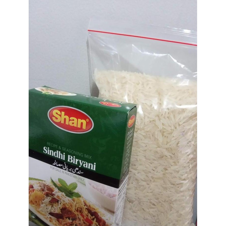 

^%^%^%^%] Beras basmati 1 Kg dan bumbu Shan Sindhi biryani