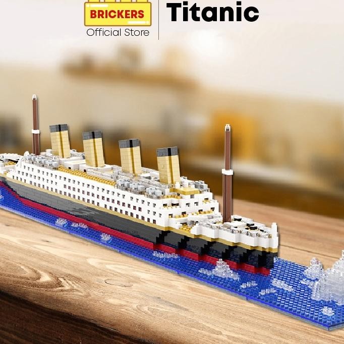 Ers Titanic Puzzle Blo S Toys Mainan Balok Susun Kapal Titanic