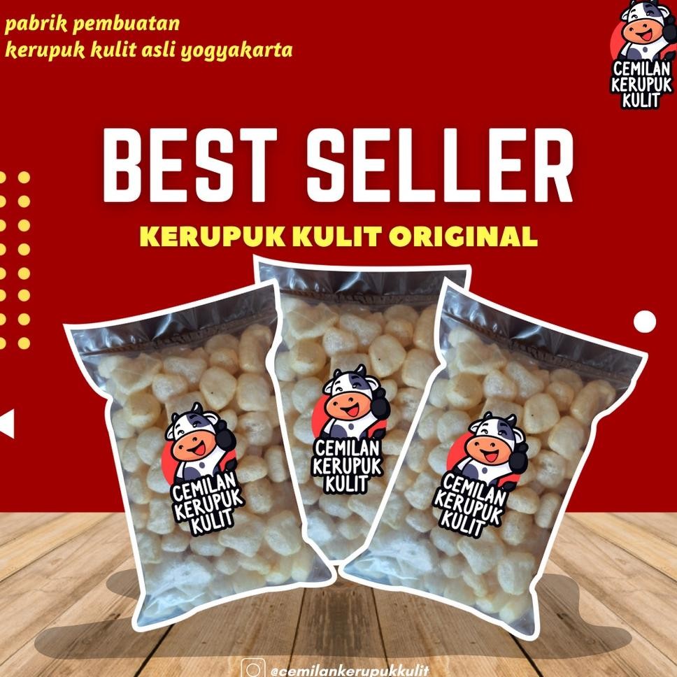 

Cemilan Kerupuk Kulit 250Gr Kerupuk Kulit Asin Kerupuk Kulit Jogja