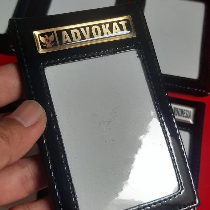 

Name Tag Advokat Peradi Id Card Kulit Dompet Resmi Advokat Elegan Original