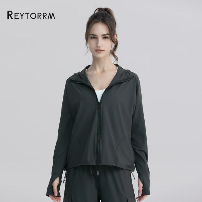 Reytorrm Jaket Olahraga Wanita sports Jaket Hoodie Anti UV UPF50+