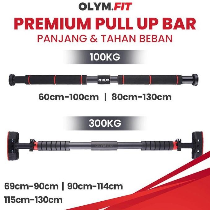300 KG Pull Up Bar Dinding Tanpa Bor Dinding Chin Up Bar Push Up Bar