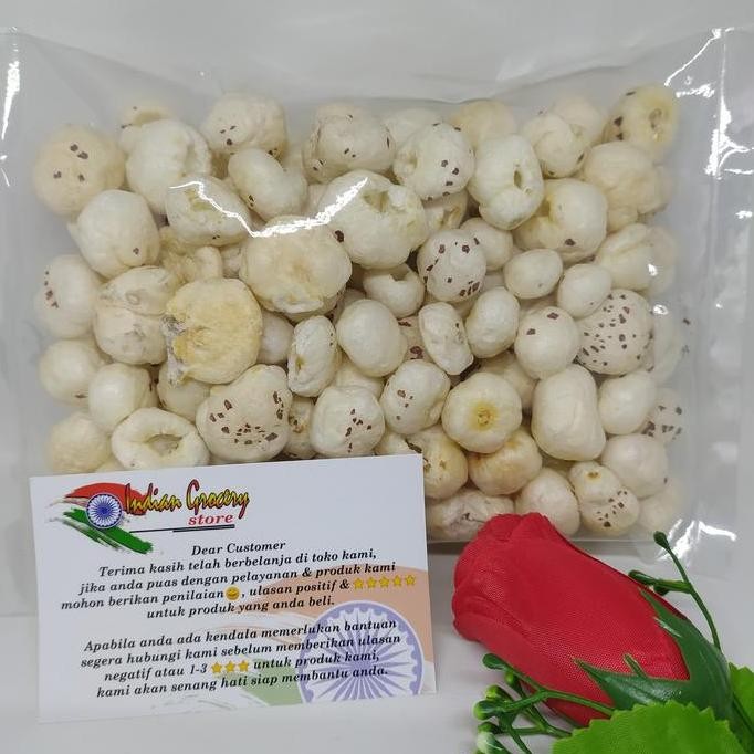 

cusss order] PHOOL MAKHANA / BIJI TERATAI / LOTUS 50GR