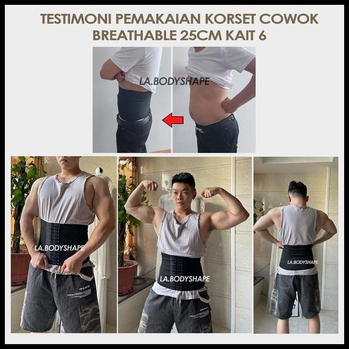 Terlaris Korset Pria / Korset Pelangsing Perut Cowok