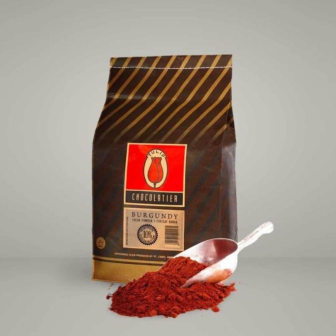 

`````````] Coklat Bubuk Tulip Burgundy Repack 100gr