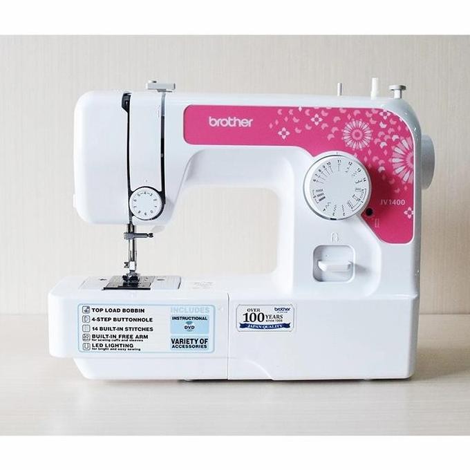 

Kualitas terbaik] Ready Original | Mesin Jahit Portable Brother JV 1400 / Lubang Kancing