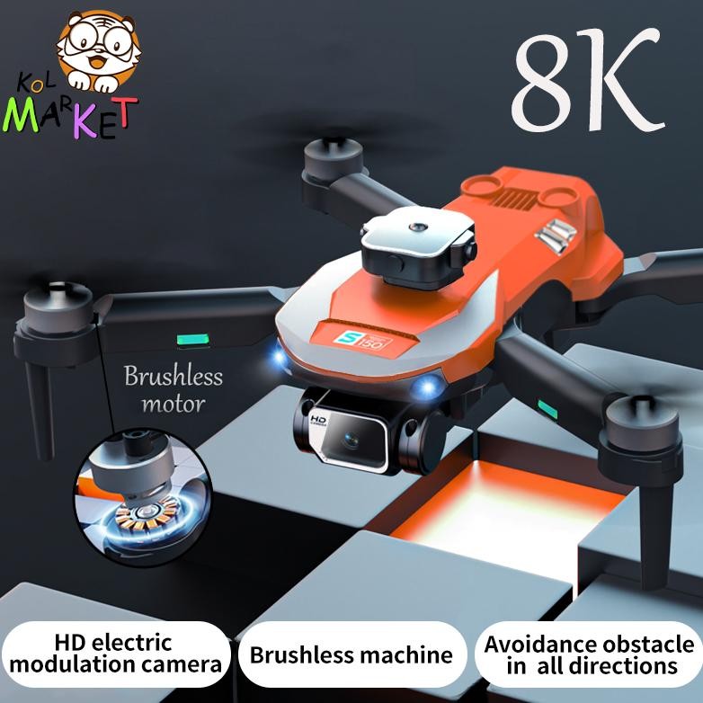 Terlaris S150 Drone Mini 4K Profesional, Pesawat Nirawak Kecil Esc 8K Kamera Ganda Pencegah Hambatan
