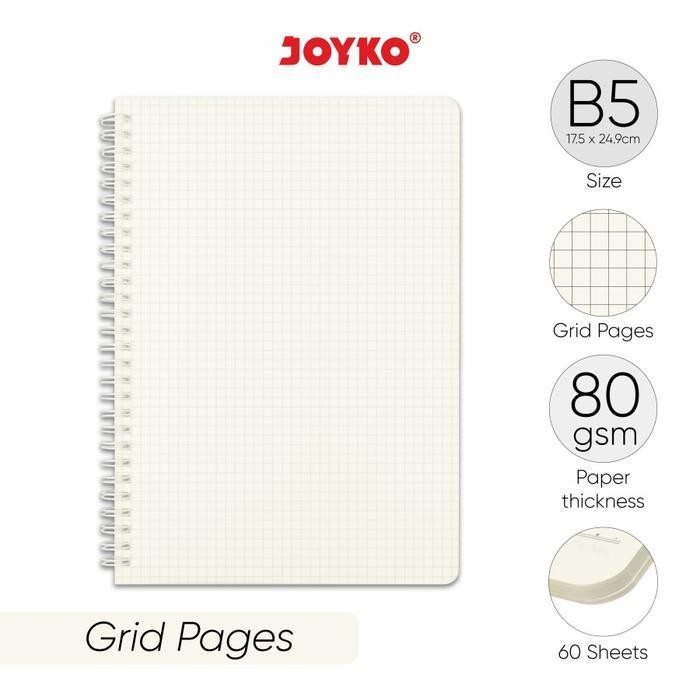

SWG Notebook B5 Joyko NB-732 Grid 60 Lembar Diary Agenda Buku Catatan