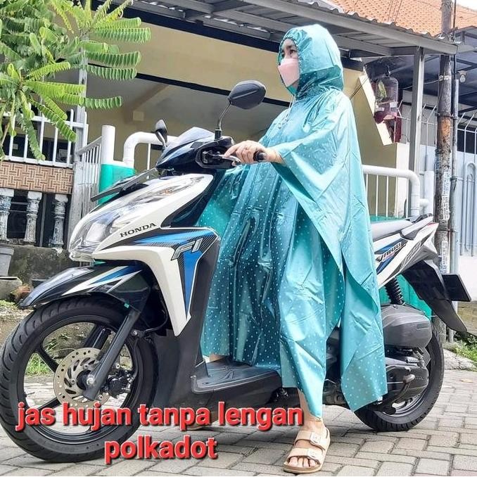 Jas Hujan Ponco Polkadot Jas Hujan Kelelawar Murah Jas Hujan Pria Wanita Jas Hujan Ponco Kelelawar P