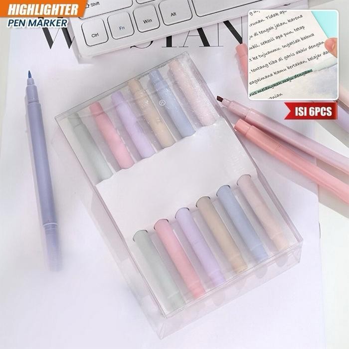 

SWG Highlighter Warna soft Pastel 1 pcs motif polos- Stabilo penanda catatan - Alat Tulis Sekolah - Stationery - Stabilo korea