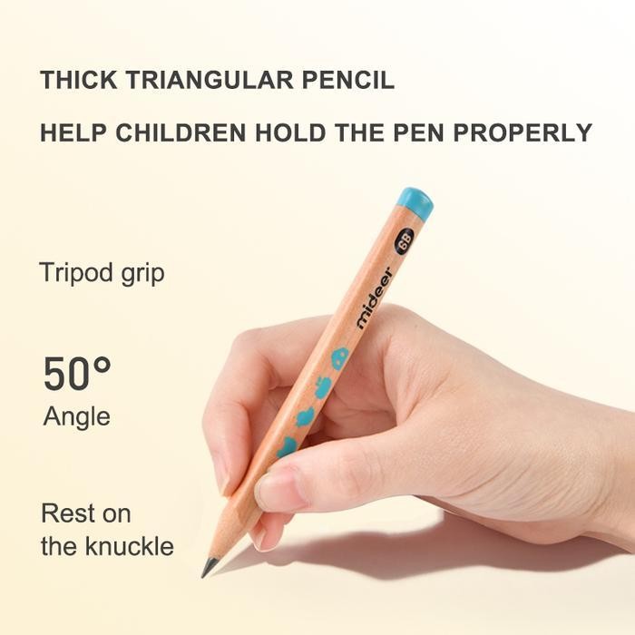 

SWG Mideer Thick Triangular Pencils Pensil Anak