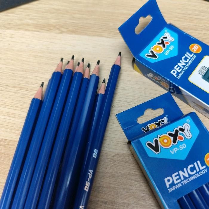 

SWG Voxy Paket 4 Lusin 48 pcs VP-50 Pensil 2B Isi 48Pcs Alat Menggambar Pencils Pensil Sekolah ATK Biru Hijau Alat Menulis Grafit Kual Stationeryitas Super untuk Menggambar dan Menulis di Atas Kertas