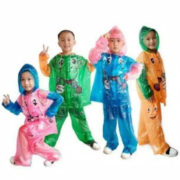 Jas Hujan Anak Big Kid Dolphin 940 / Jas Hujan Anak Murah Jas Hujan Anak 3 Sampai 6 Tahun