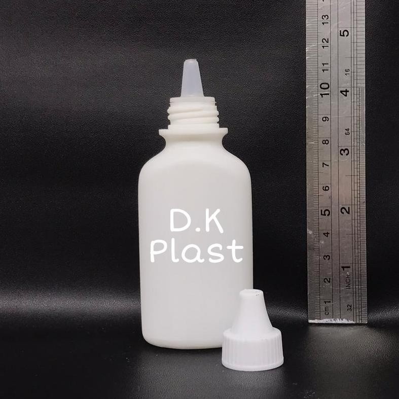 Botol Plastik Tetes 70Ml Botol Isi Ulang Lem Fox Isi 30Pcs