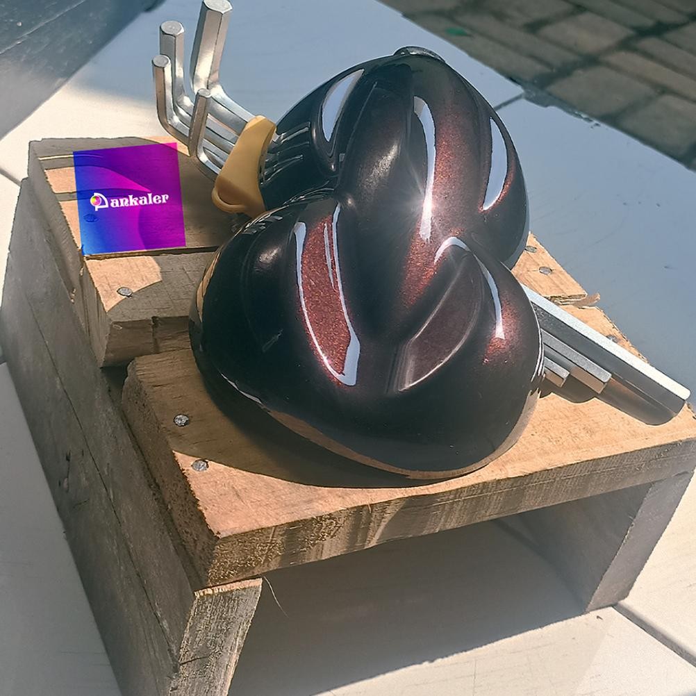 Yt- Pankaler Cat Motor Hitam Lembayung Merah Midnight Red Xirallic Nc Car Paint Color Bundling