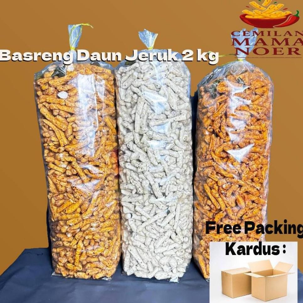 

Basreng Stik Daun Jeruk Rasa Extra Pedas Gurih Renyah 2Kg