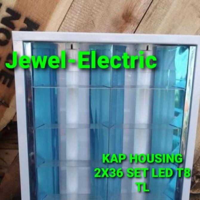 KAP LAMPU RM 2X36/HOUSING TL RM 2X36/RUMAH LAMPU T8 TL RM INBOW 2X36 ORIGINAL DAN TERPERCAYA
