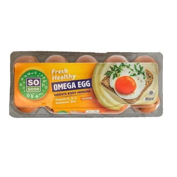 

Produk Baru!! So Good Telur Omega 3 Isi 10 Butir - Telur Ayam Sehat